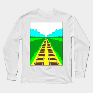 Railroad to the future Long Sleeve T-Shirt